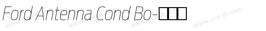 Ford Antenna Cond Bo字体转换